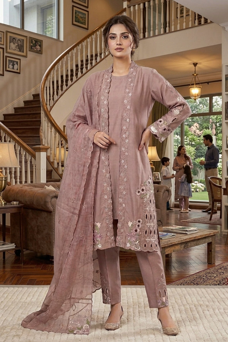 This Pakistani Suits Is One Of The Trending Coco Suit Cristal Viscous In This You Get Coty Which Give More Attractive Look In Any Occasion (Copy) (Copy) (Copy)