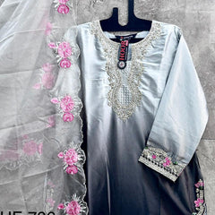 Hoor Tex Instagram Viral farshi salwar ready in shaded grey colour